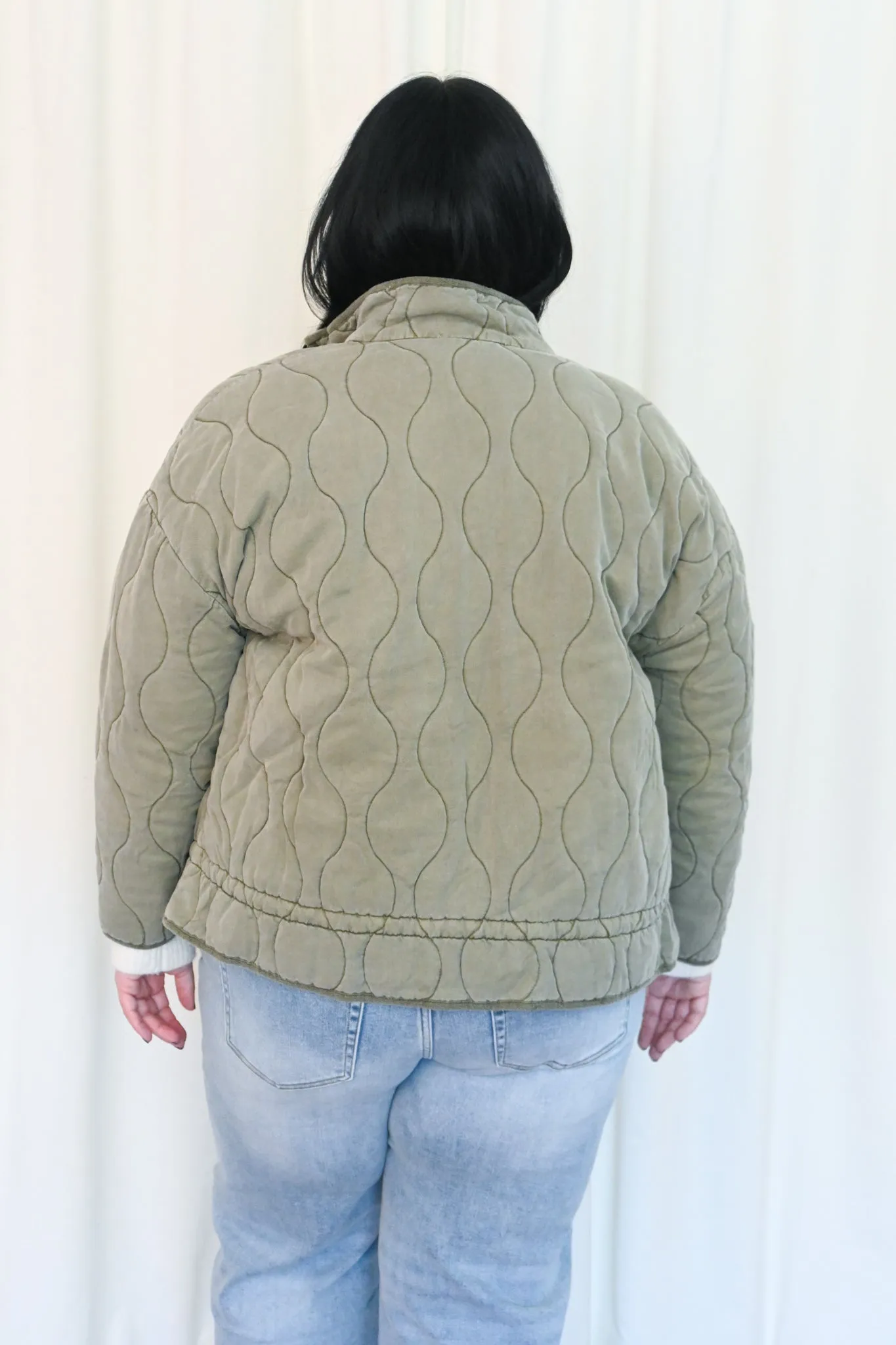 CURVE Quilted Jacket sold by Valencia Boutique product image thumbnail 3