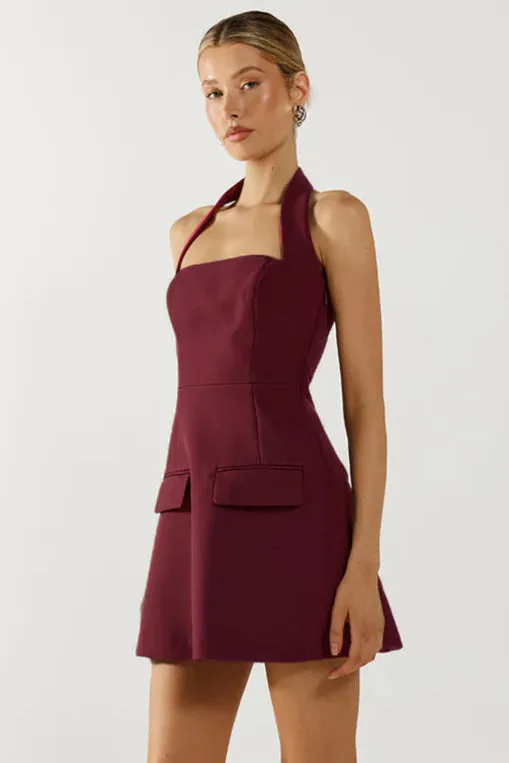 Gloria Halter Mini Dress sold by Valencia Boutique