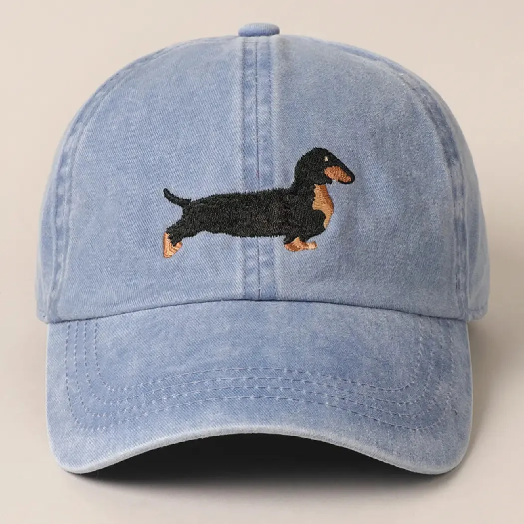 Dachshund Baseball Hat sold by Valencia Boutique product image thumbnail 2