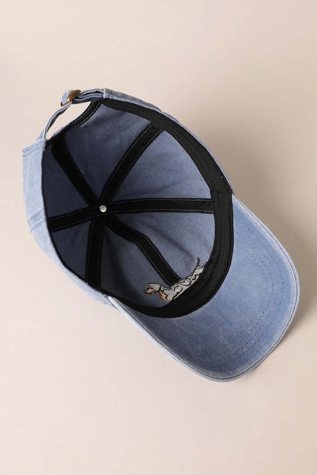 Dachshund Baseball Hat sold by Valencia Boutique product image thumbnail 4