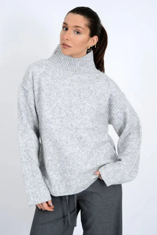Licharyen Mock Neck Sweater sold by Valencia Boutique
