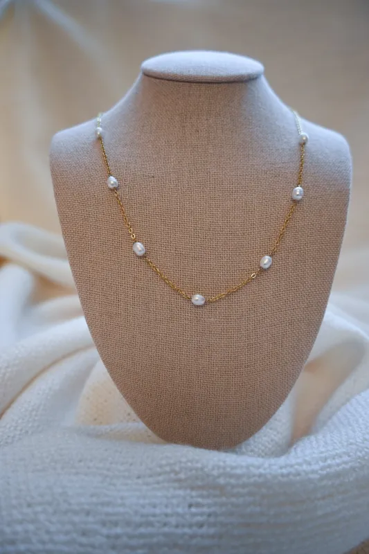 Pearl Satellite Chain sold by Valencia Boutique