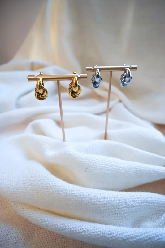 Twisted Multi Layer Earring sold by Valencia Boutique