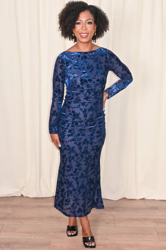 Islington Velvet Maxi Dress sold by Valencia Boutique