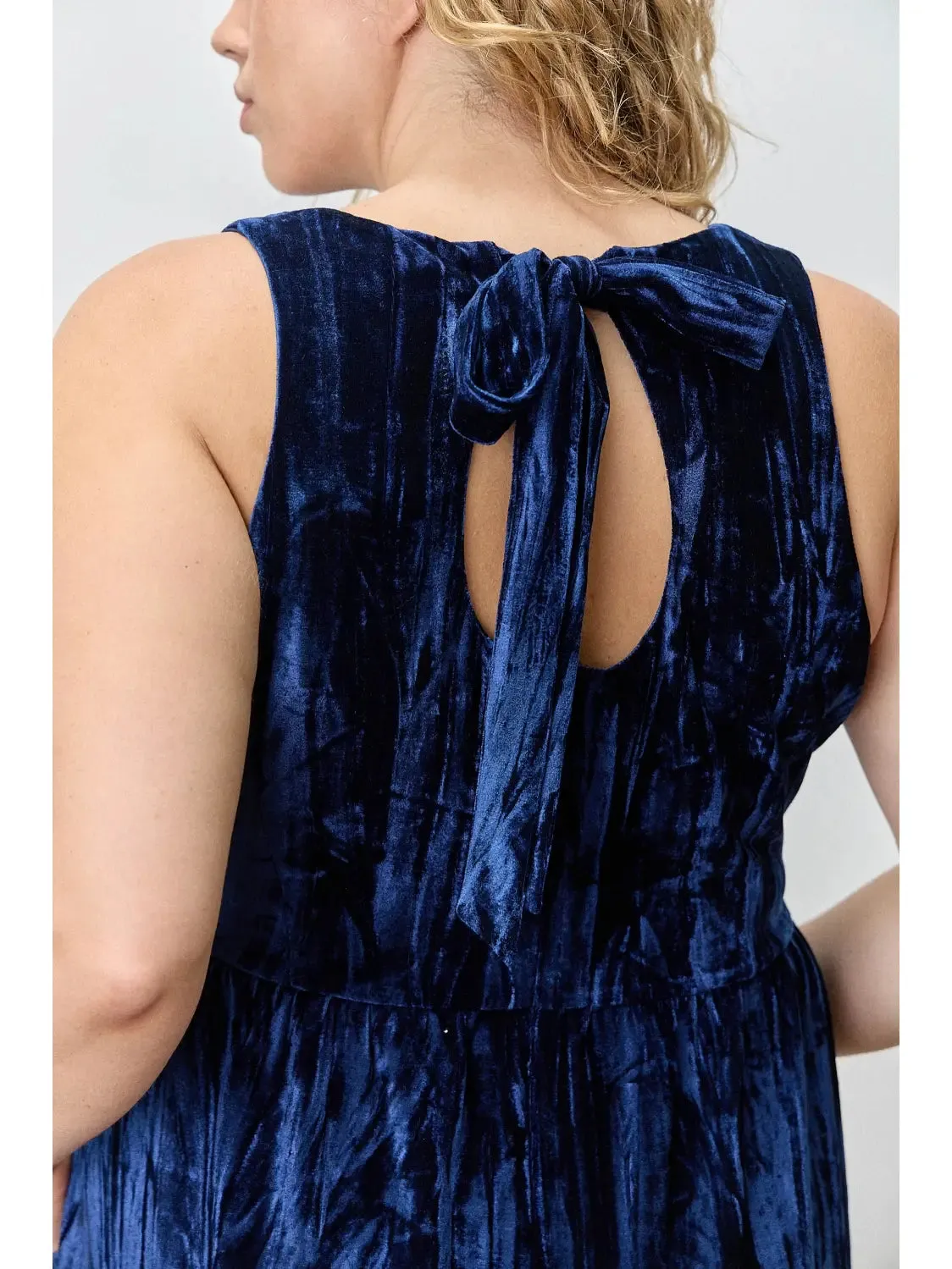 CURVE Velvet Midi Dress sold by Valencia Boutique product image thumbnail 2