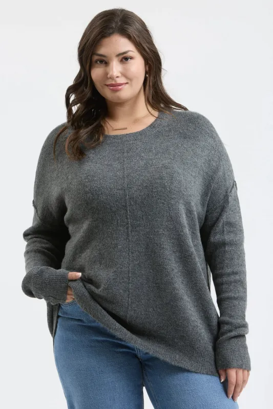 CURVE Exposed Seam Pullover sold by Valencia Boutique