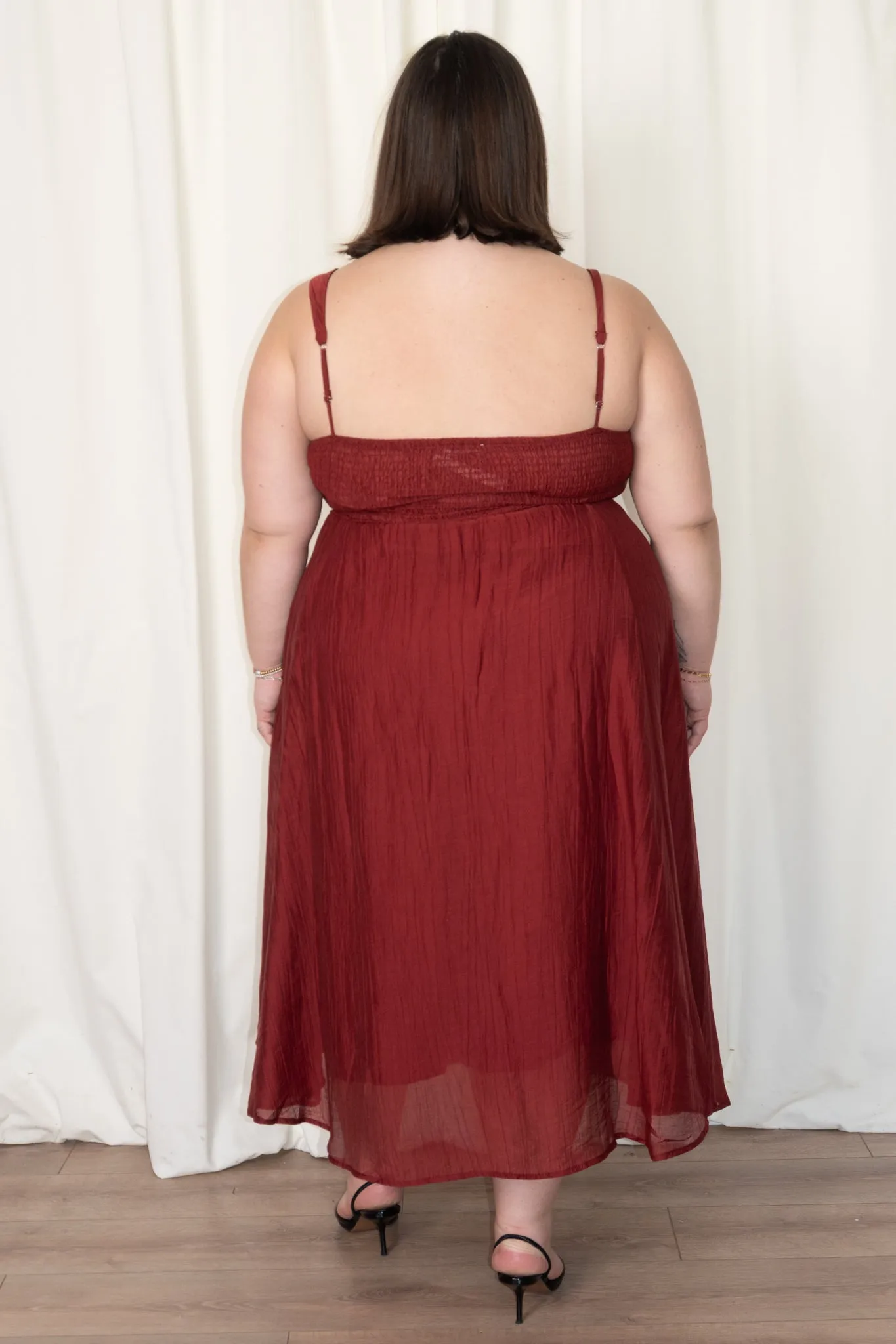 CURVE Square Neck Midi Dress sold by Valencia Boutique product image thumbnail 2