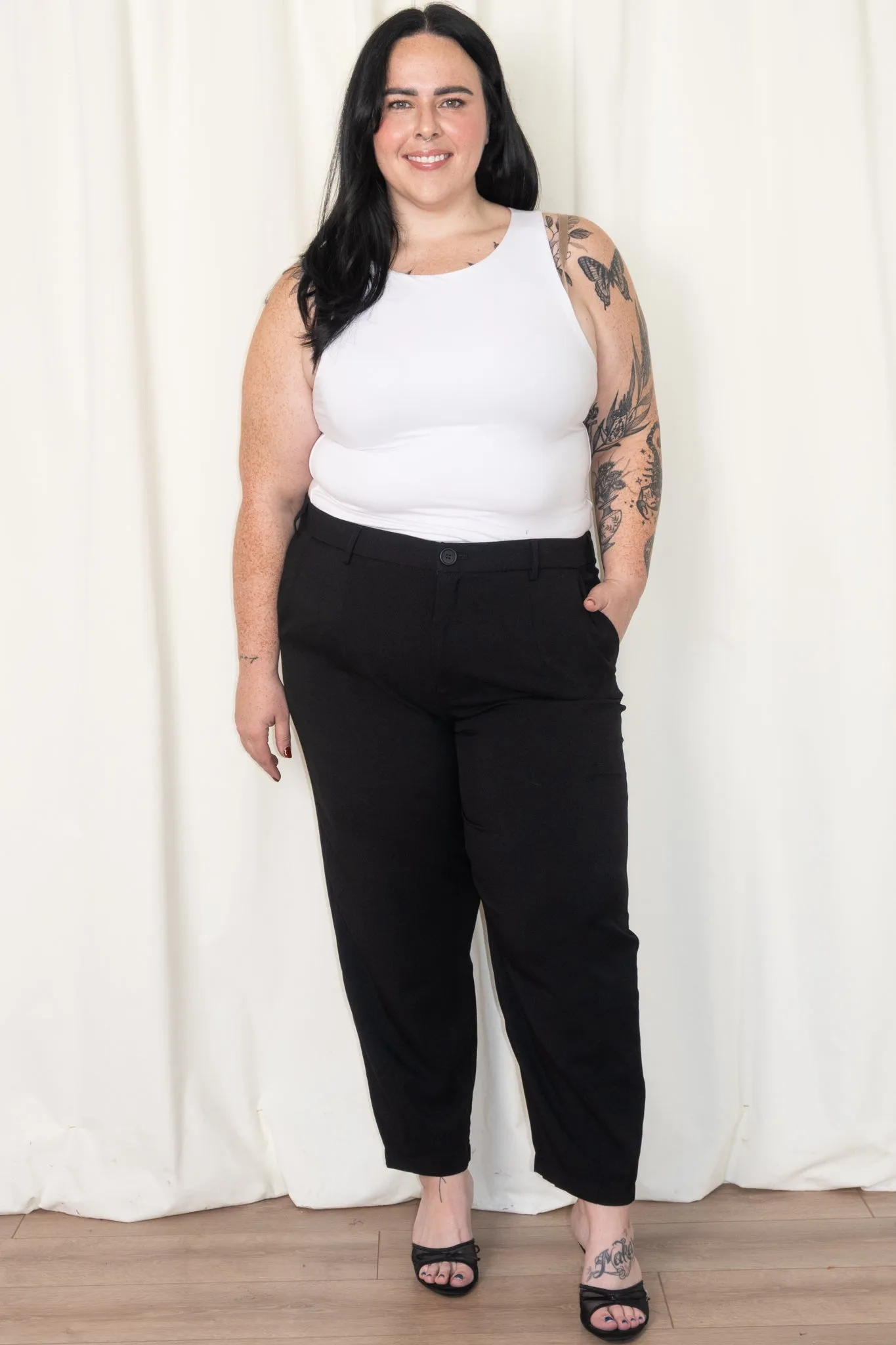 CURVE Merla Tapered Dress Pant sold by Valencia Boutique product image thumbnail 2