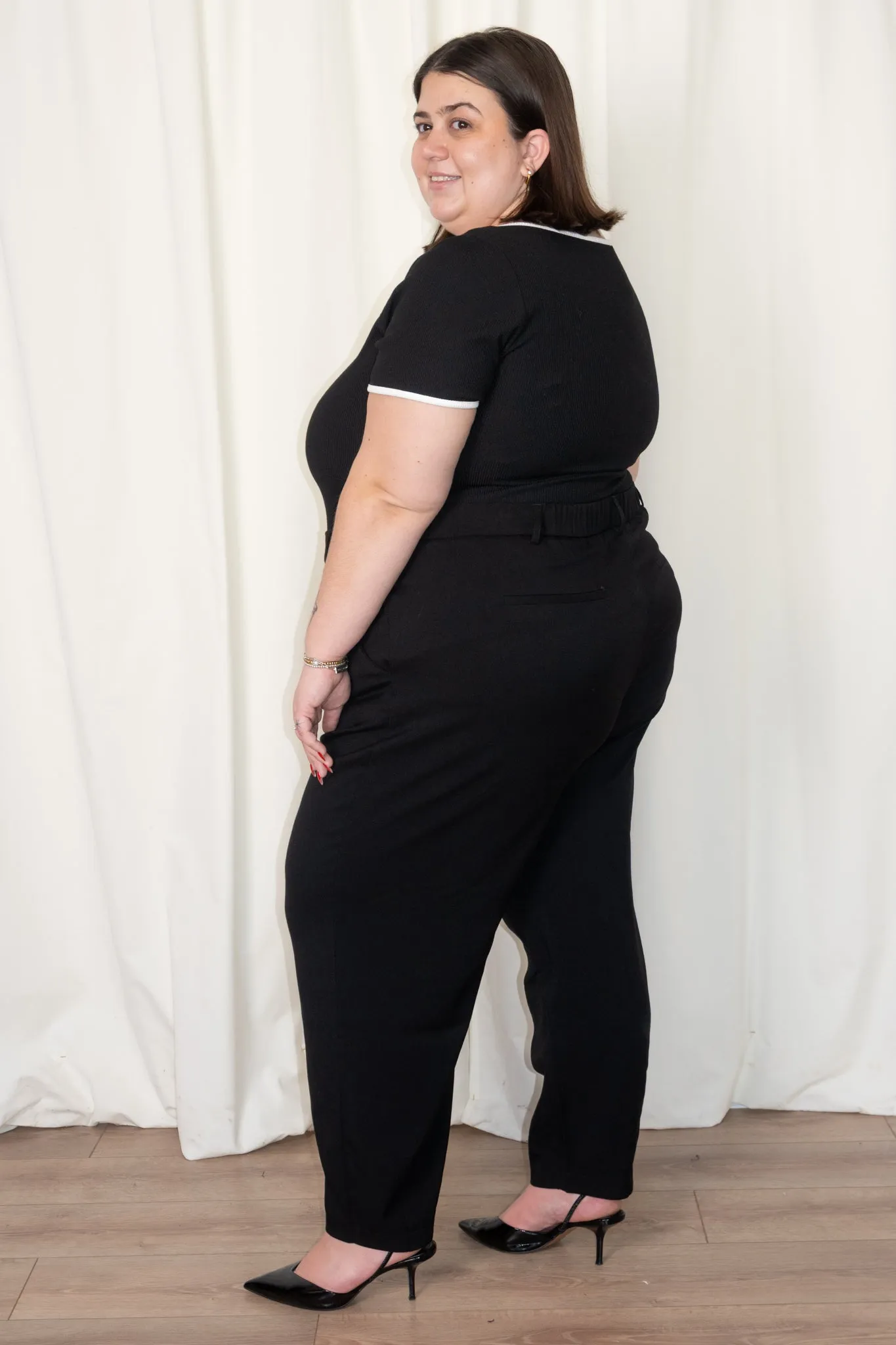 CURVE Merla Tapered Dress Pant sold by Valencia Boutique product image thumbnail 5