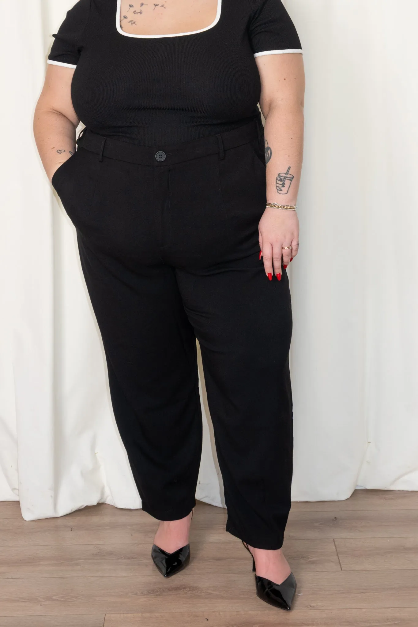 CURVE Merla Tapered Dress Pant sold by Valencia Boutique product image thumbnail 3