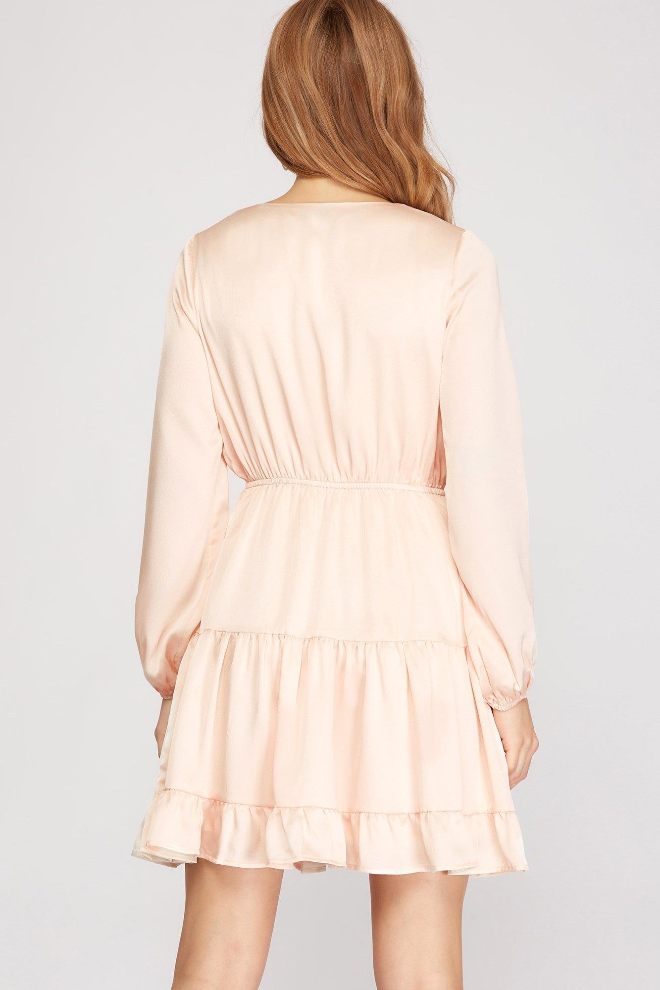 Tie front Mini Dress sold by Valencia Boutique product image thumbnail 2