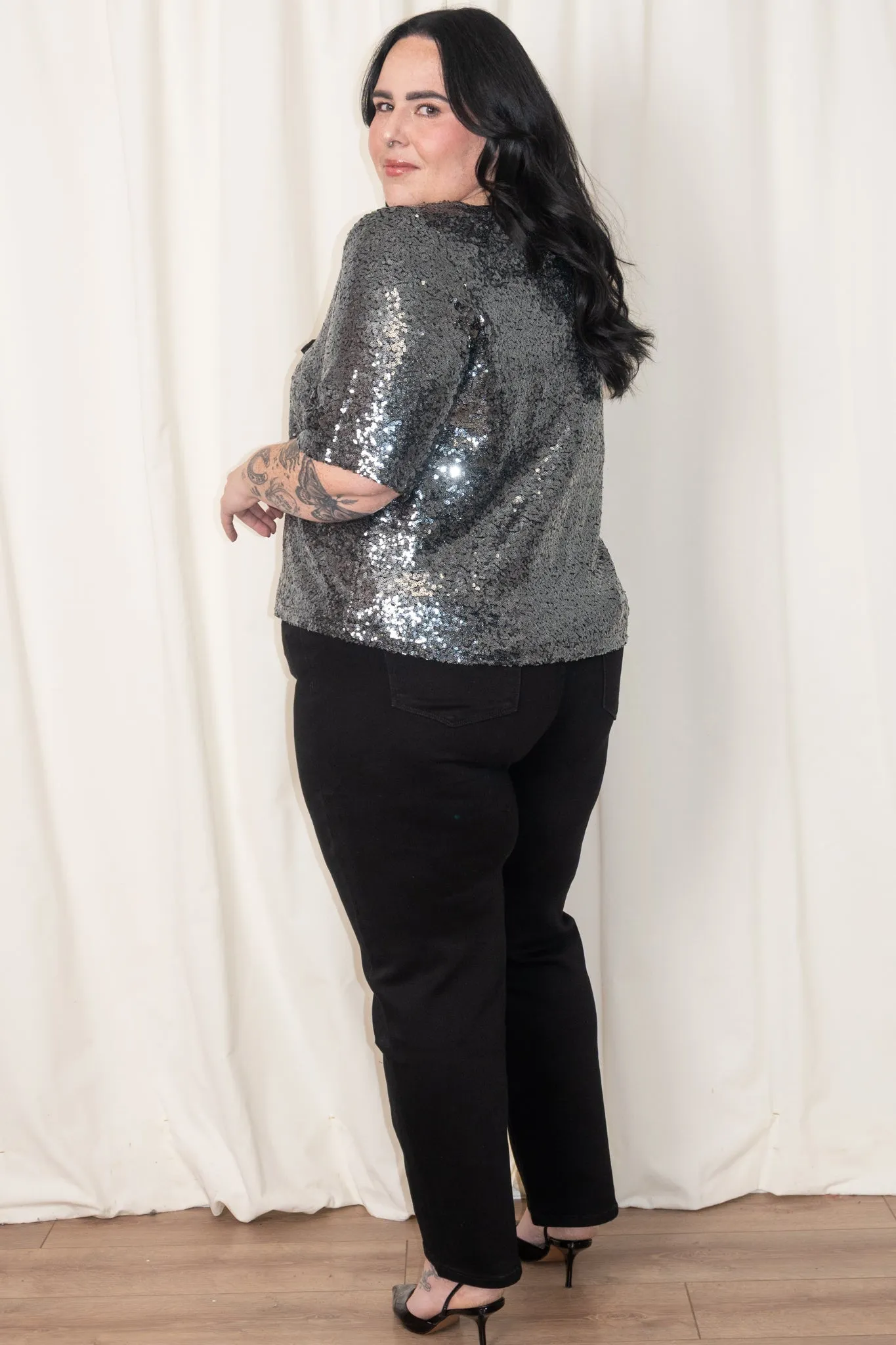 CURVE Laurie Sequin Top sold by Valencia Boutique product image thumbnail 2