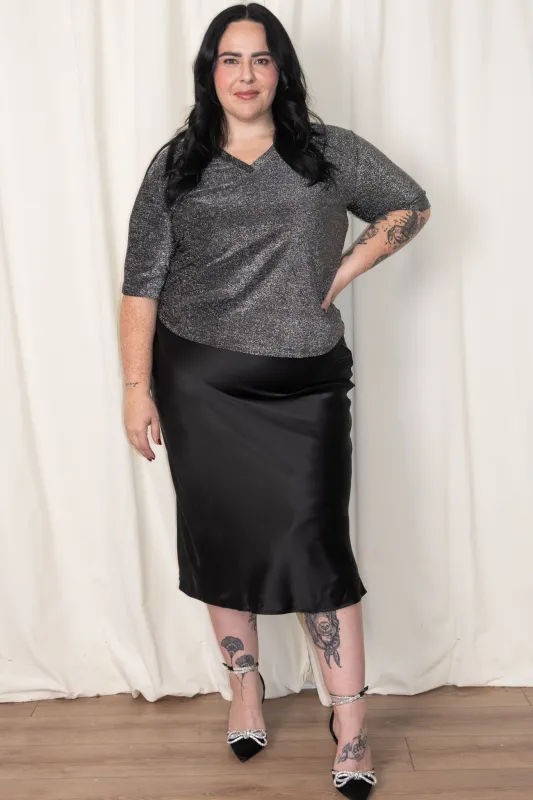 CURVE Riana Glitter T-shirt sold by Valencia Boutique