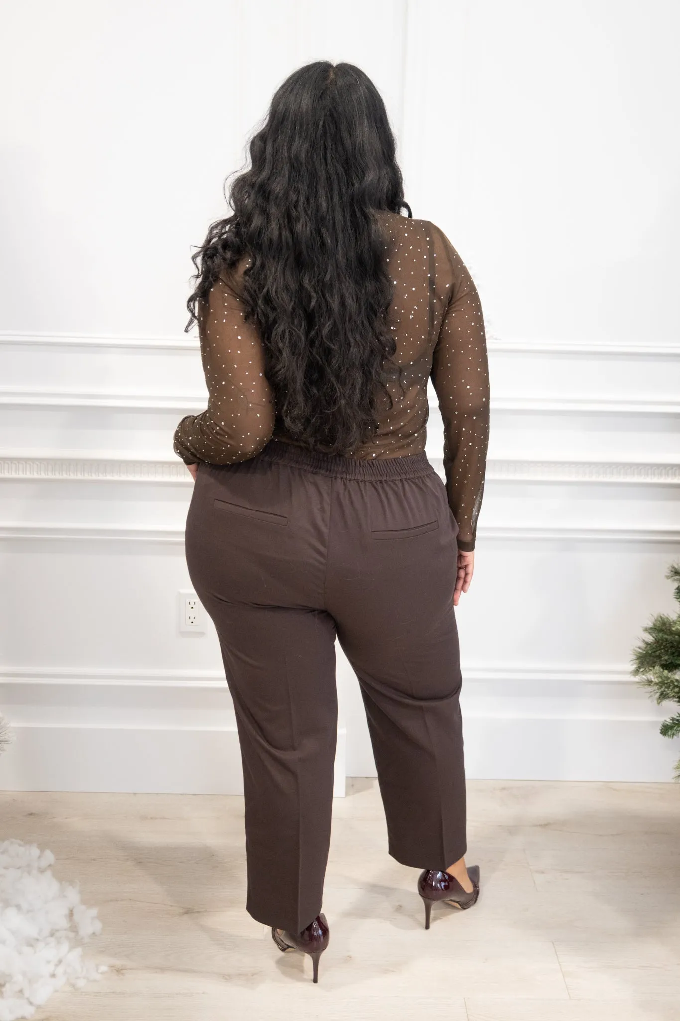 CURVE Mesh Rhinestone Top sold by Valencia Boutique product image thumbnail 3