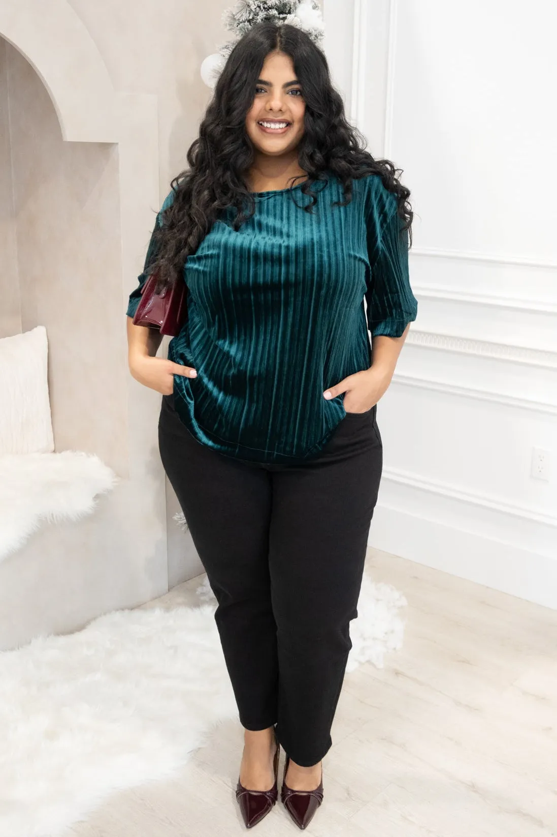 Velvet Tee (S-3X) sold by Valencia Boutique