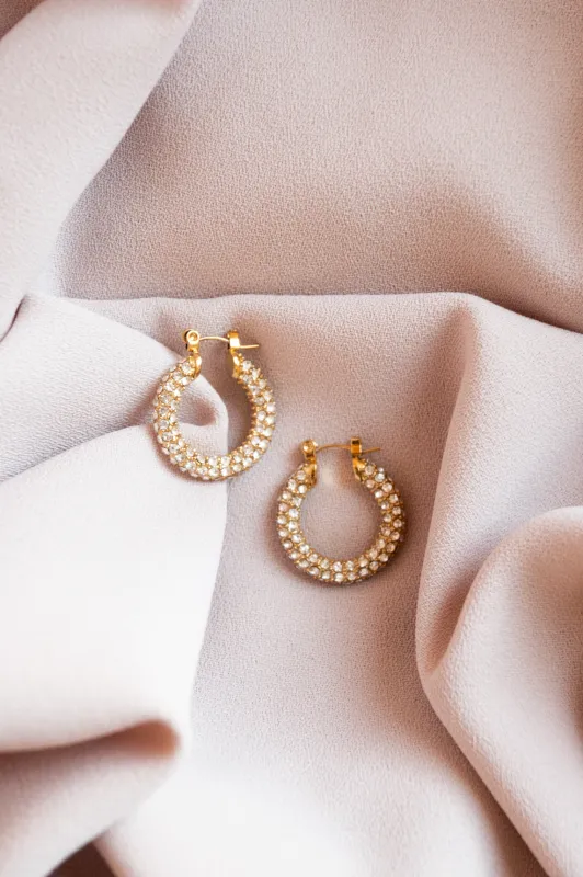 Sparkle Hoops sold by Valencia Boutique