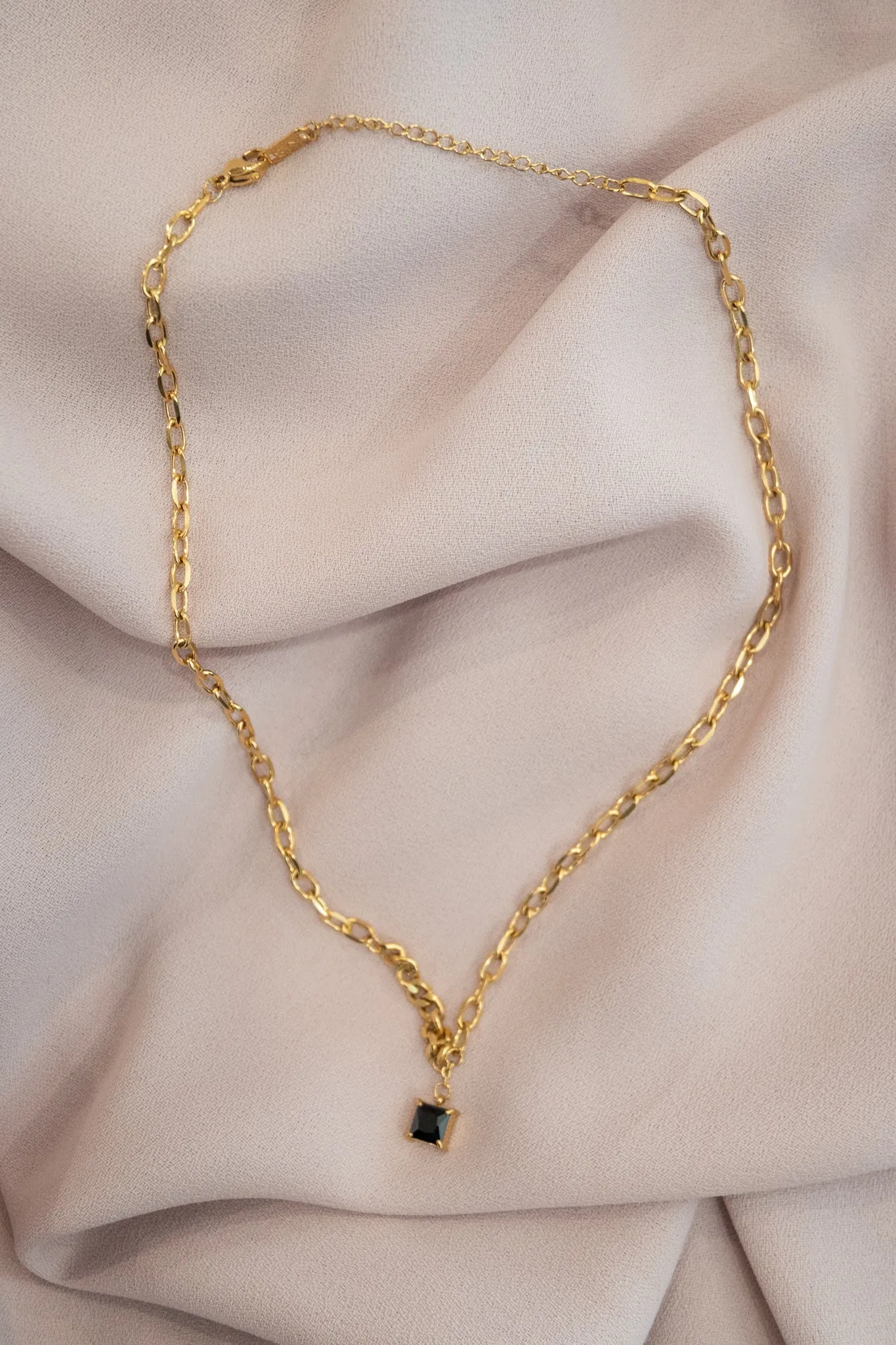 Black Stone Pendant sold by Valencia Boutique product image thumbnail 2