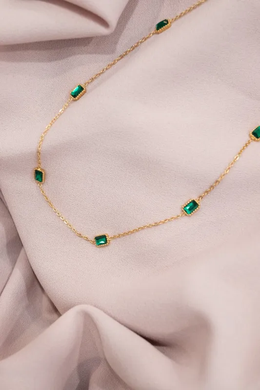 Emerald Dainty Chain sold by Valencia Boutique