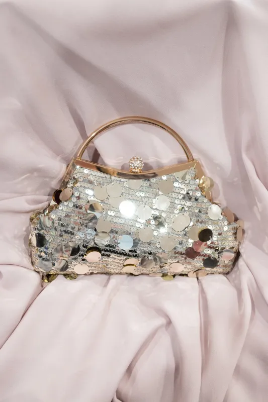 Sequin Evening Bag sold by Valencia Boutique
