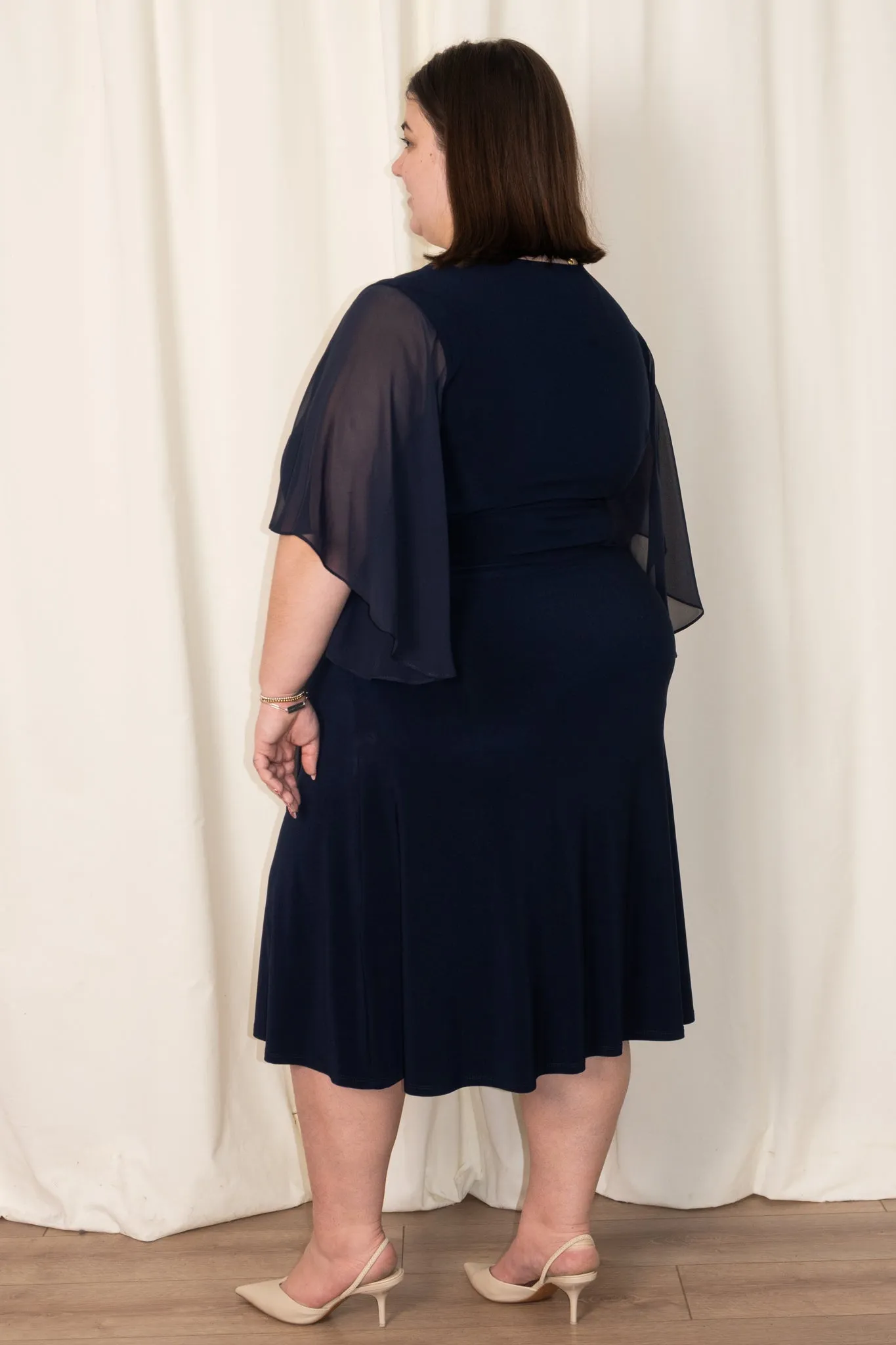 Silky Kit Fit and Flare Dress (2-22) sold by Valencia Boutique product image thumbnail 4