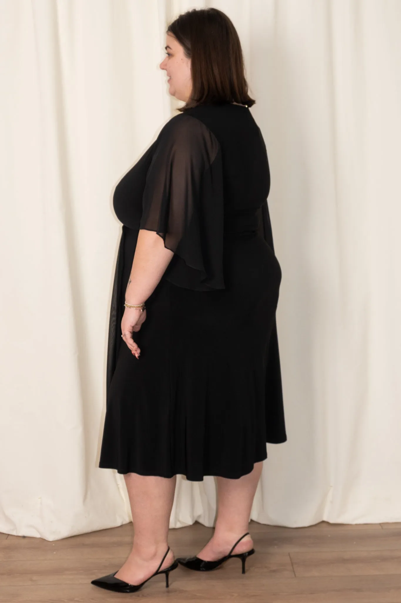 Silky Kit Fit and Flare Dress (2-22) sold by Valencia Boutique product image thumbnail 4