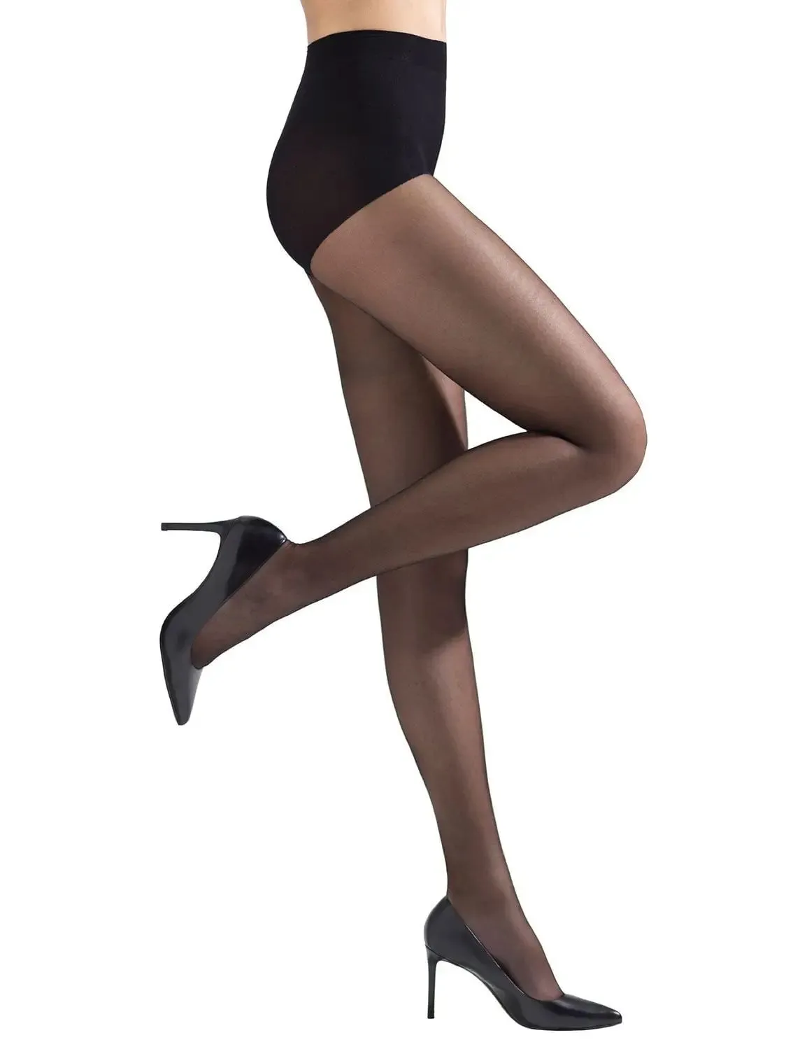 Sheer Control Top Pantyhose (S-6X) sold by Valencia Boutique