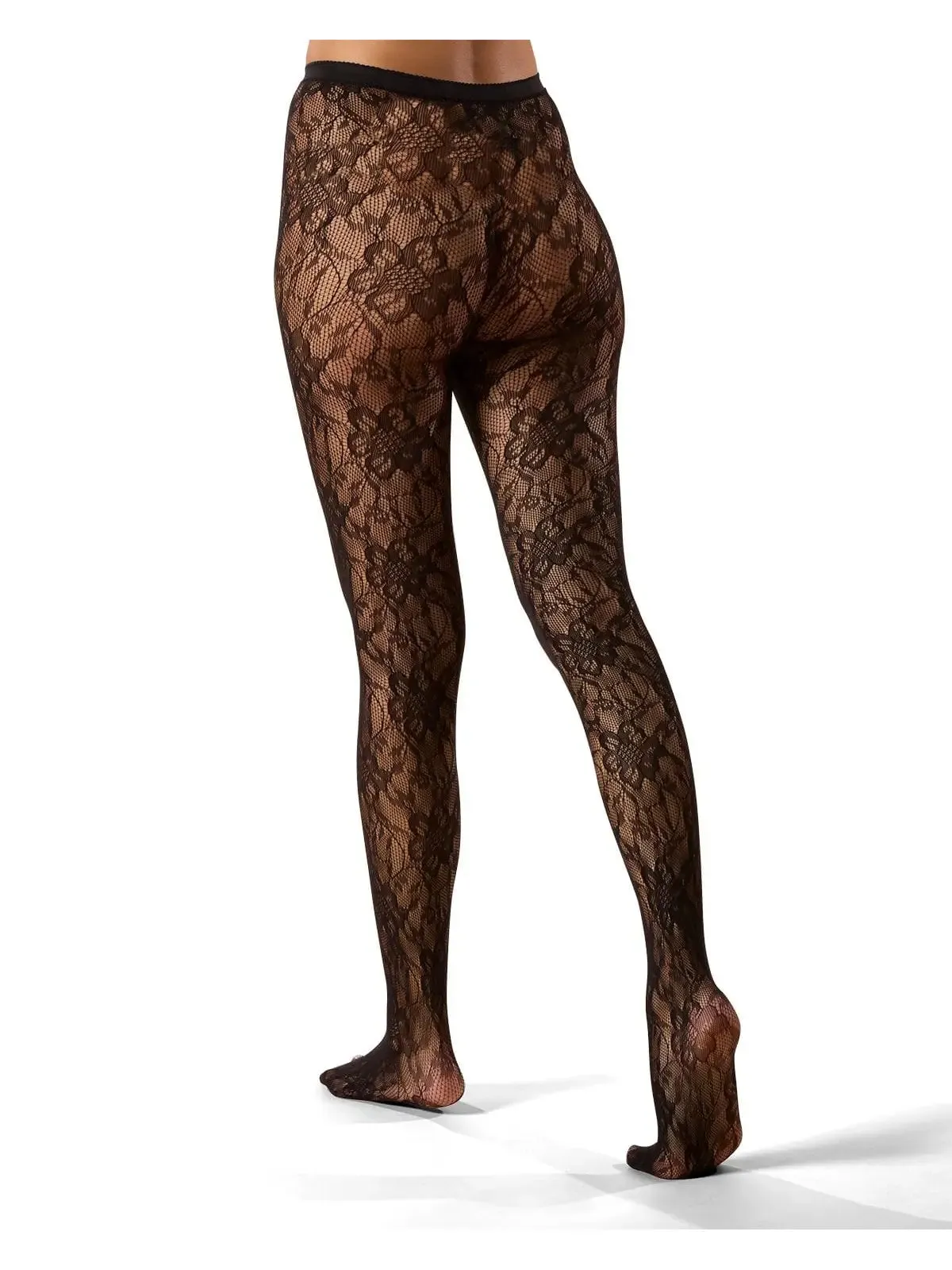Floral Lace Pantyhose sold by Valencia Boutique product image thumbnail 3