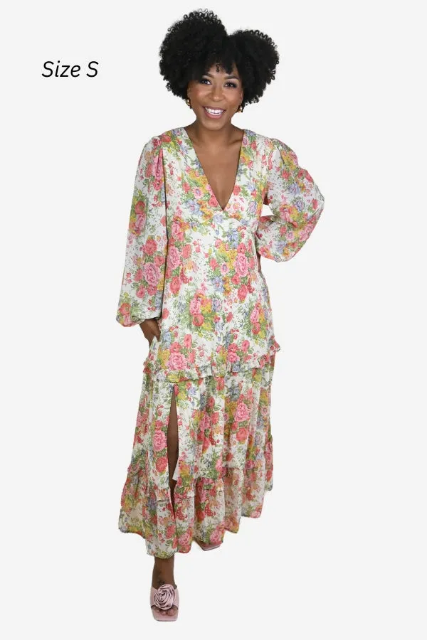 Wildflower Midi Dress (S-3X) sold by Valencia Boutique product image thumbnail 2