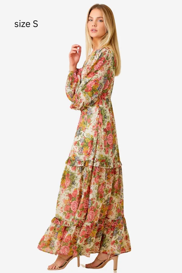 Wildflower Midi Dress (S-3X) sold by Valencia Boutique product image thumbnail 5