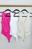 Viola Ruched Bodysuit (3 colors) sold by Valencia Boutique