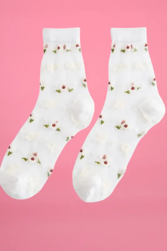 Daisy Sheer Socks sold by Valencia Boutique