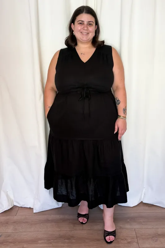 Linen Midi Dress (S-XXL) sold by Valencia Boutique