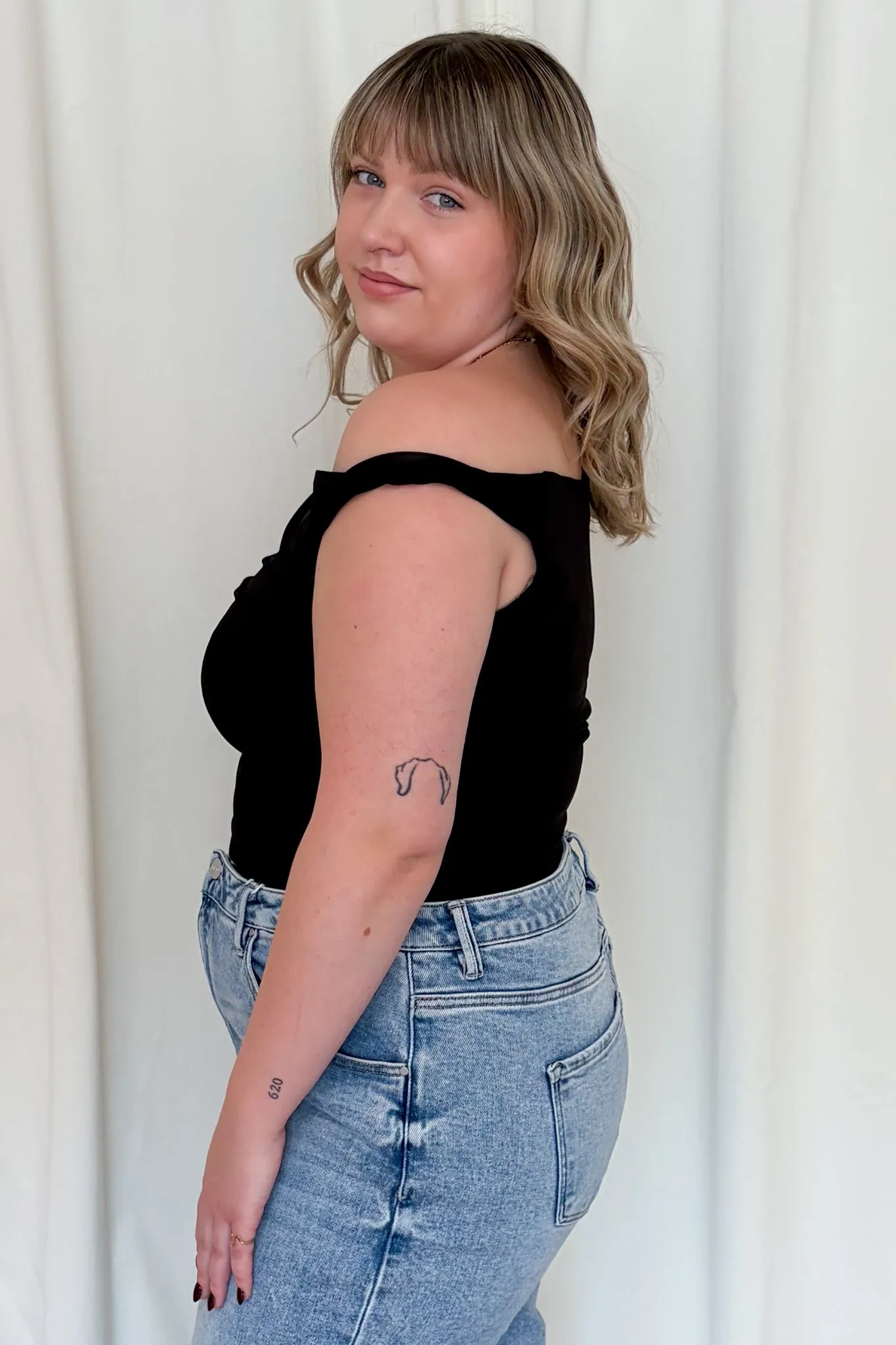 Charlotte Ruched Top sold by Valencia Boutique product image thumbnail 2