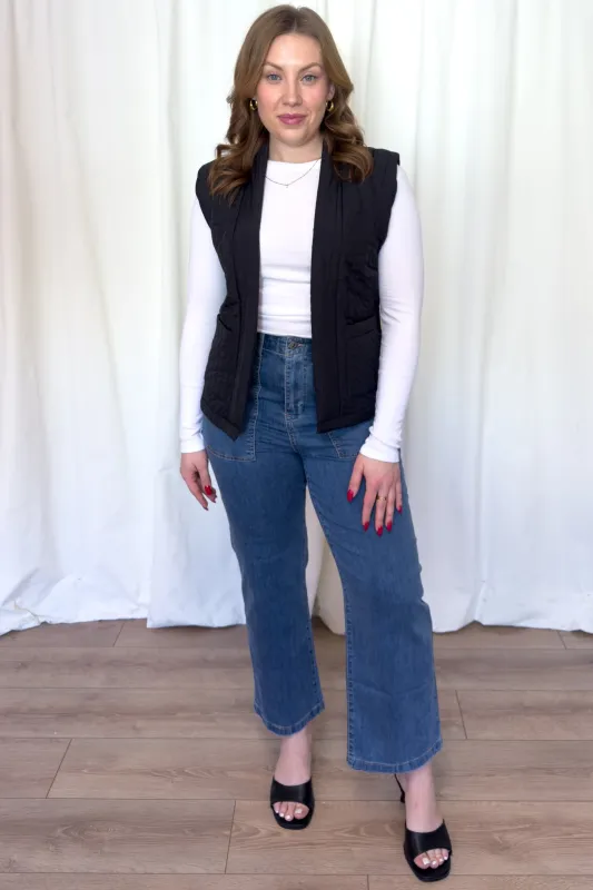 Quilted Lightweight Vest sold by Valencia Boutique