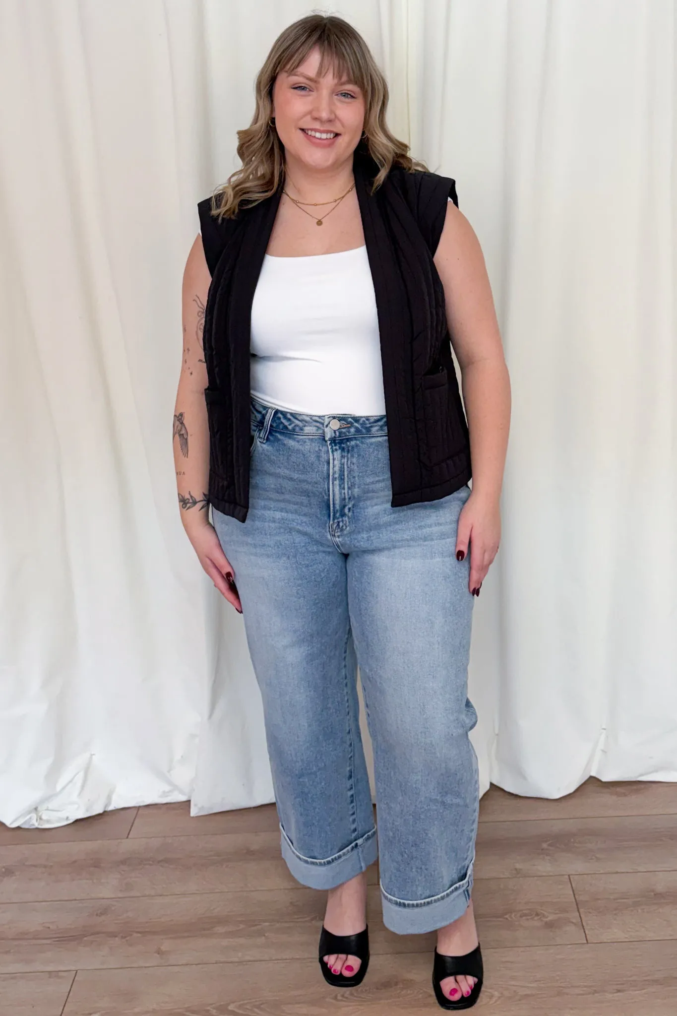 Quilted Lightweight Vest sold by Valencia Boutique product image thumbnail 4