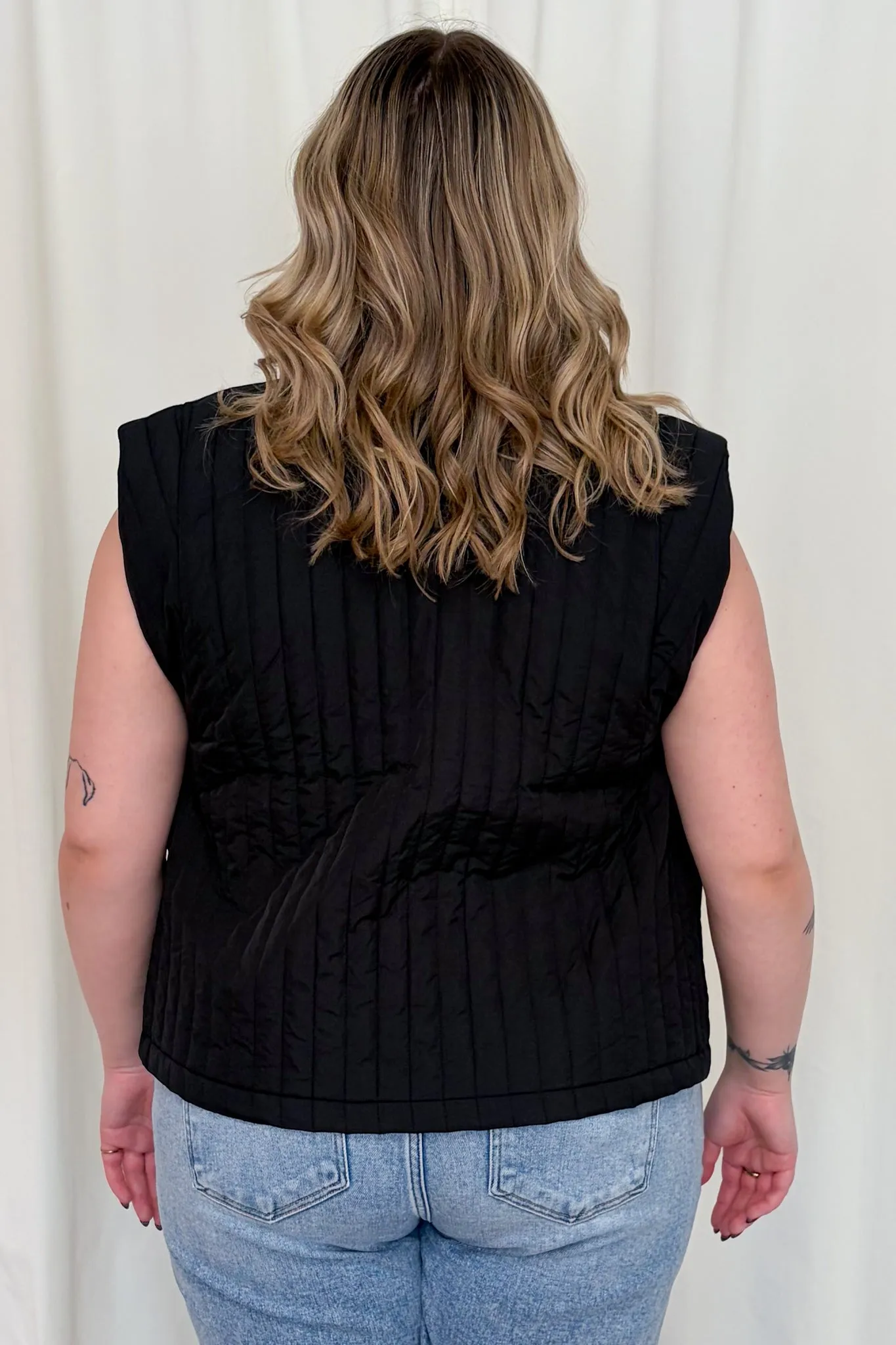 Quilted Lightweight Vest sold by Valencia Boutique product image thumbnail 5
