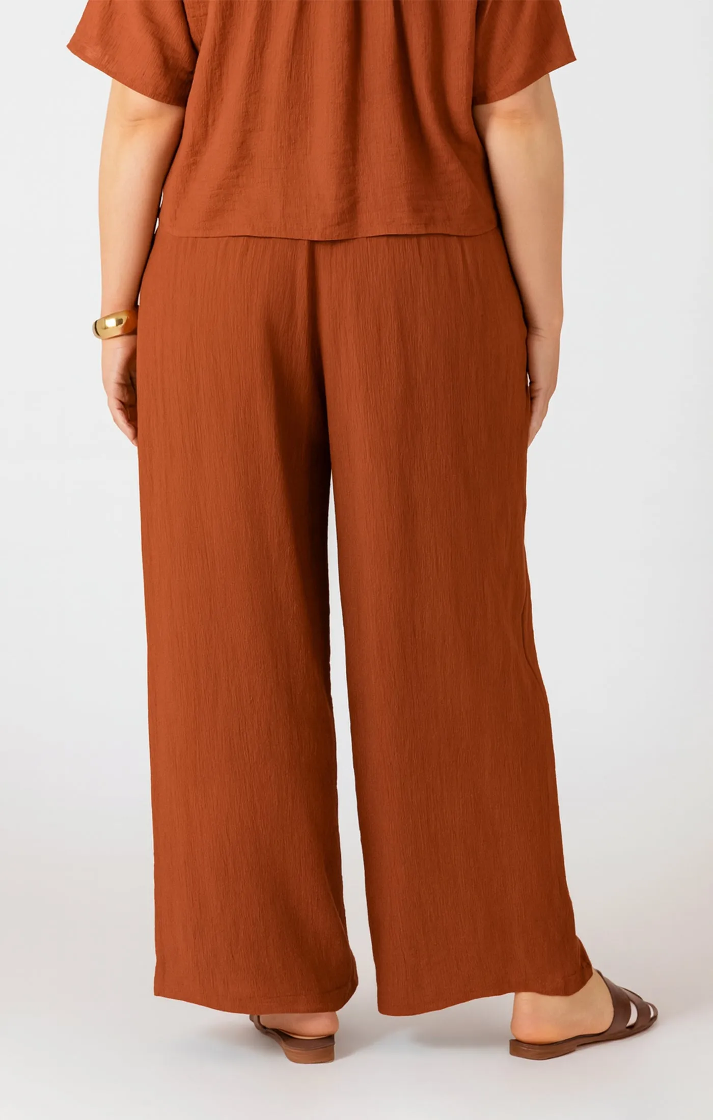 Drawstring Wide Pant (XS-2X) sold by Valencia Boutique product image thumbnail 4