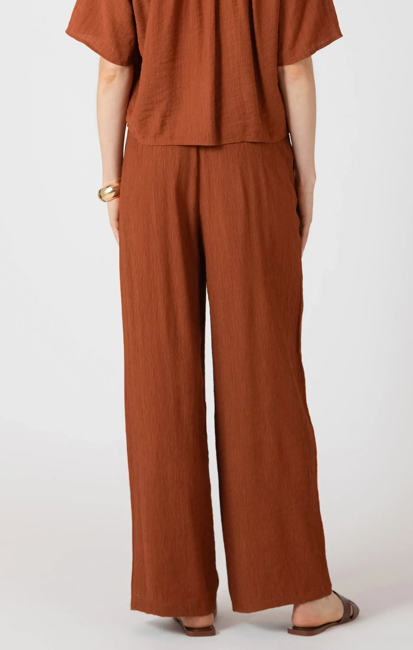 Drawstring Wide Pant (XS-2X) sold by Valencia Boutique product image thumbnail 5