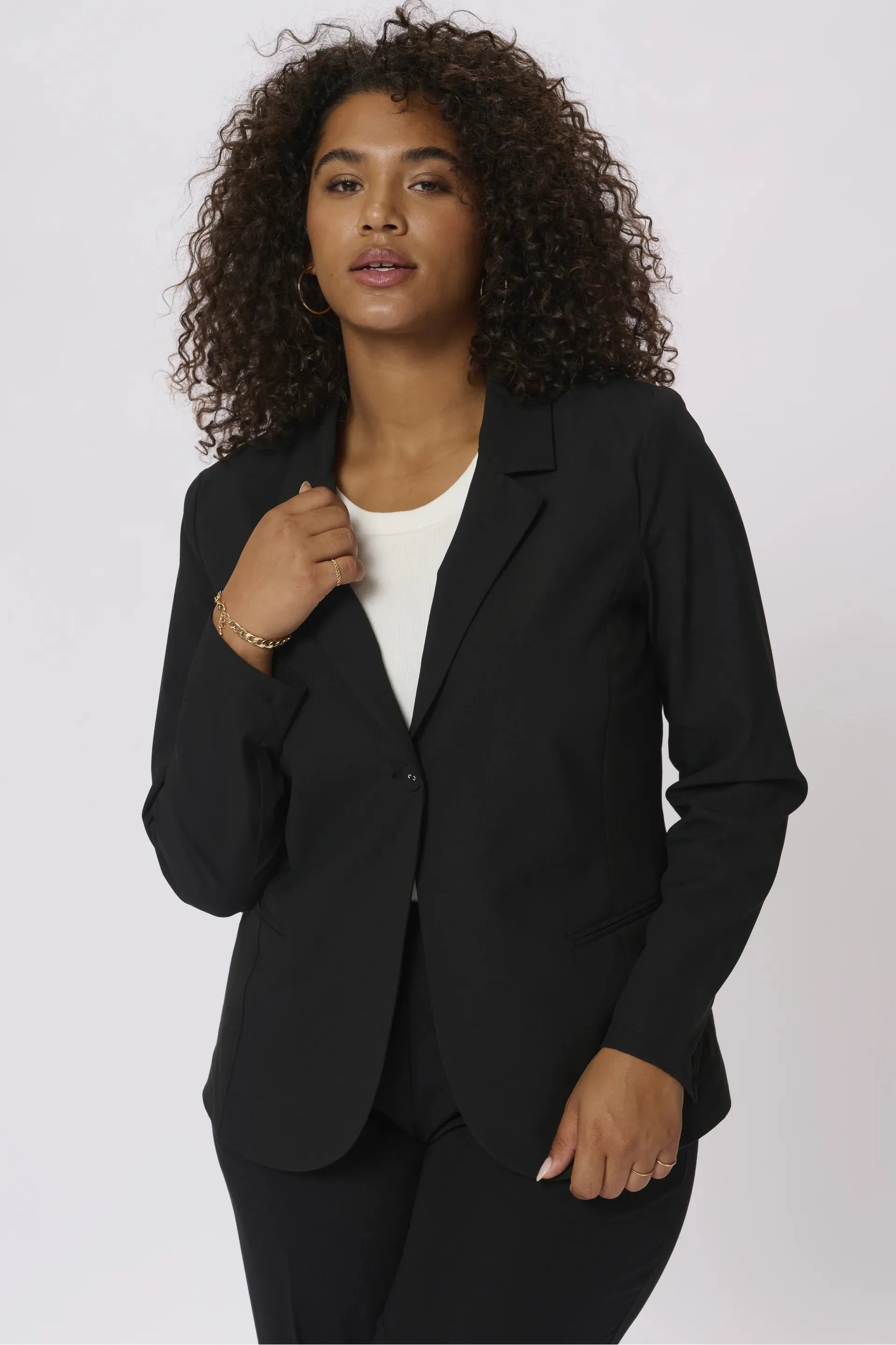 CURVE Sakira Black Blazer sold by Valencia Boutique
