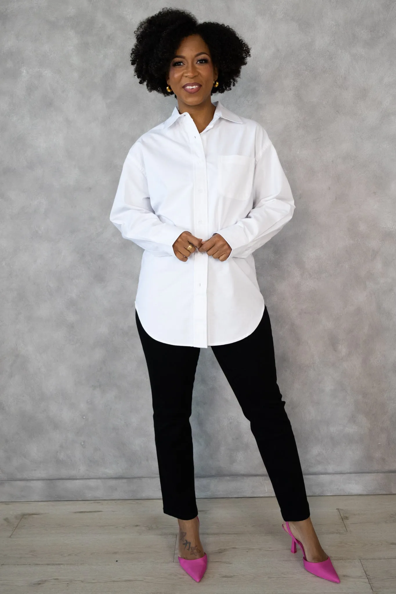 Padme Oxford Shirt sold by Valencia Boutique product image thumbnail 3