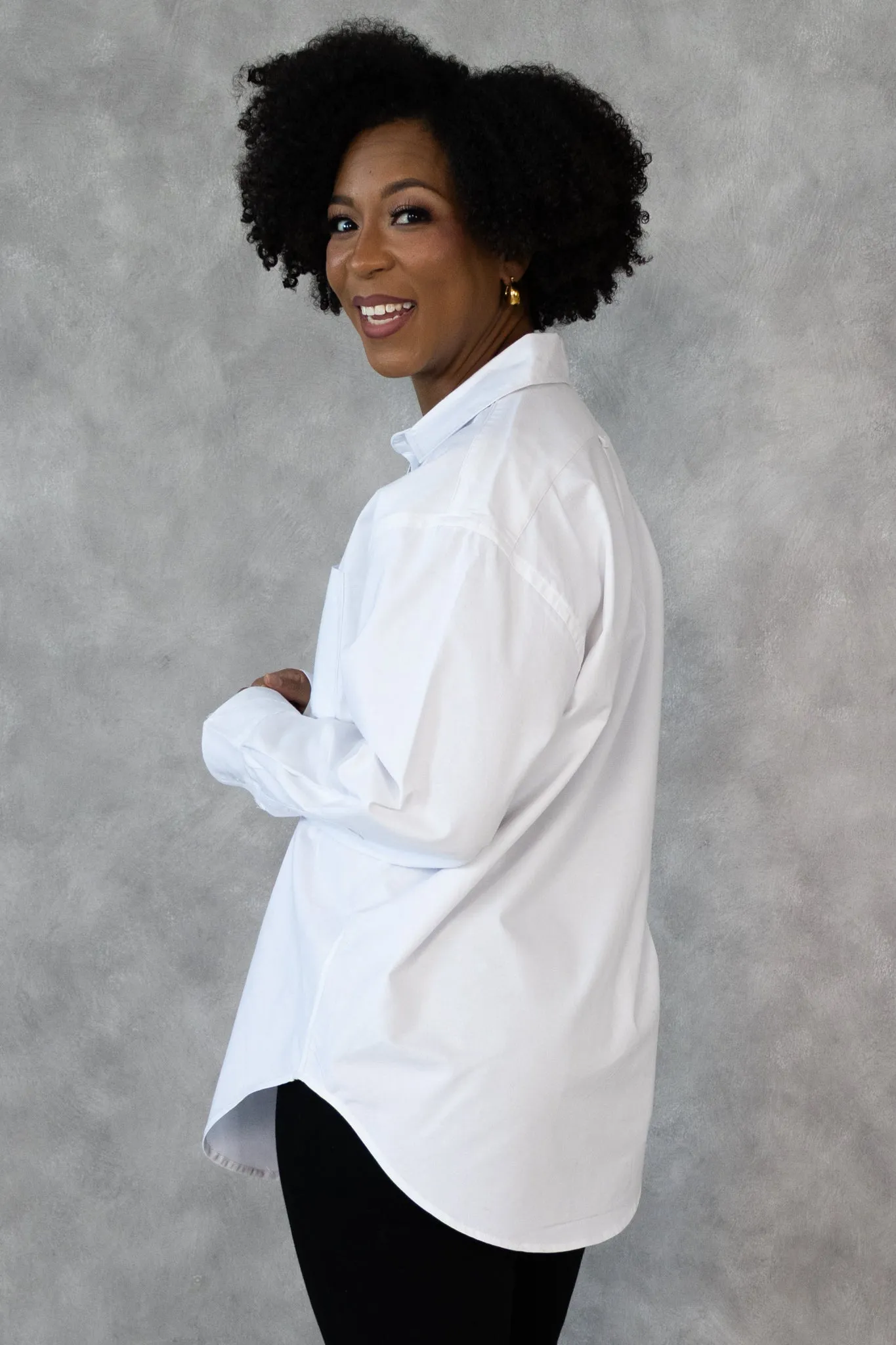 Padme Oxford Shirt sold by Valencia Boutique product image thumbnail 4