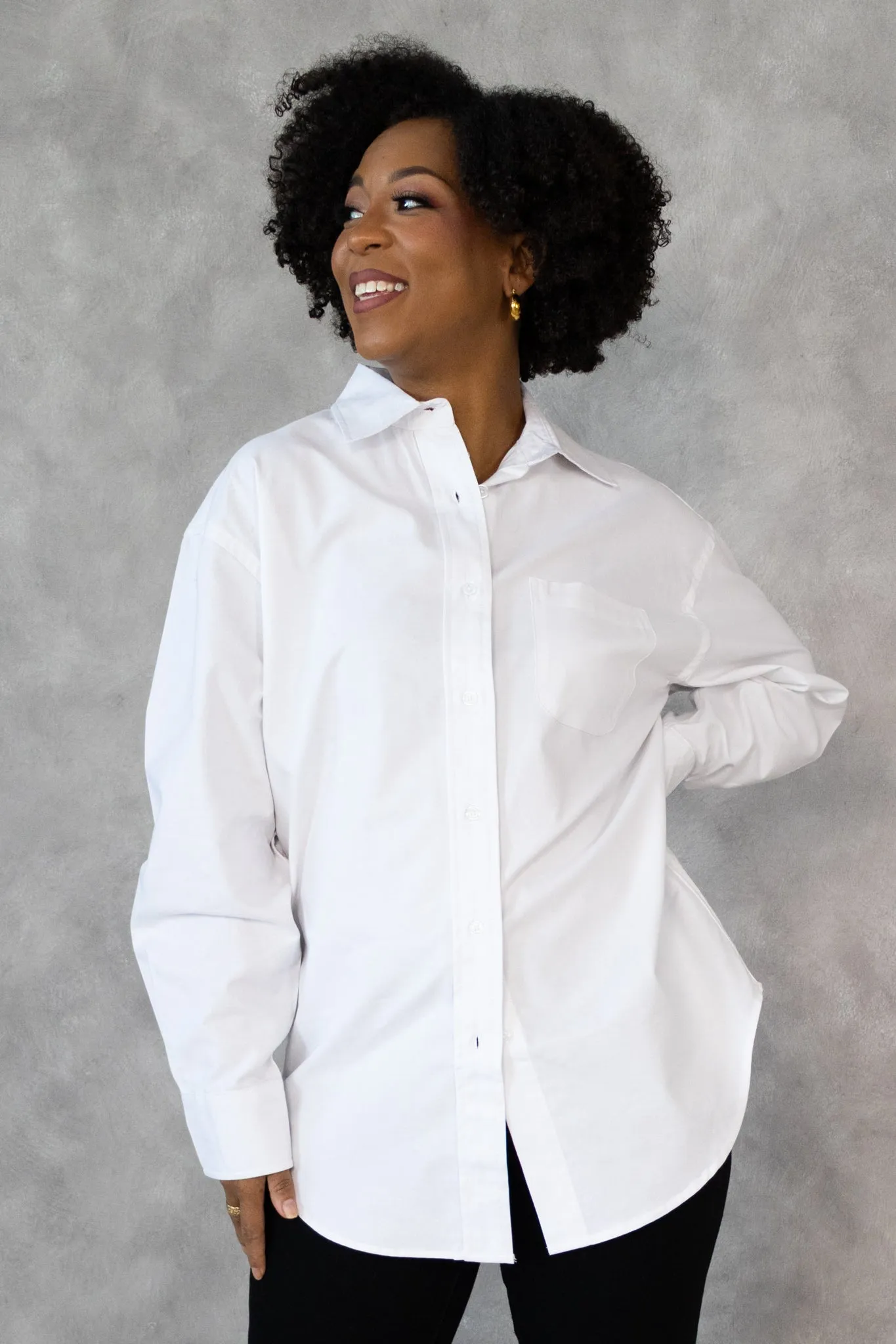 Padme Oxford Shirt sold by Valencia Boutique