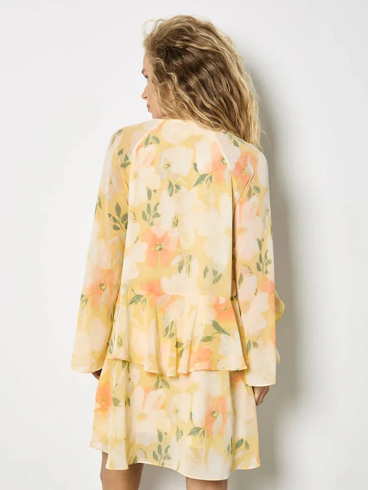 Chiffon Ruffle Mini Dress (S-XXL) sold by Valencia Boutique product image thumbnail 2
