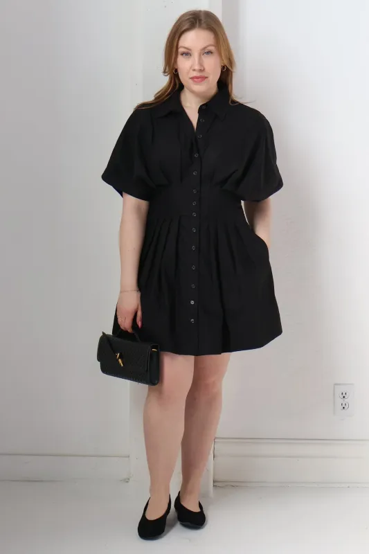 Poplin Mini Shirt dress made by RD Style