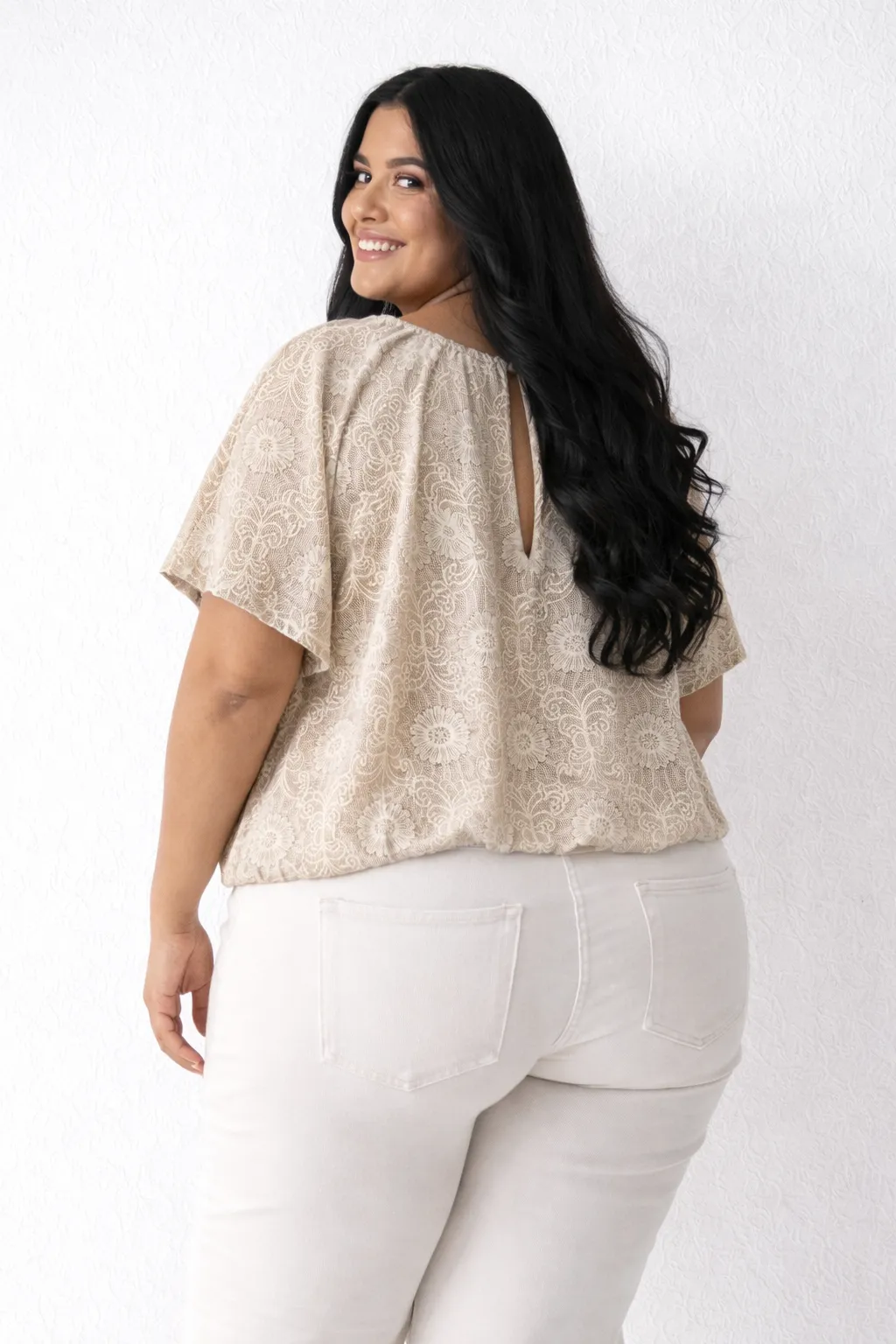 CURVE Embroidered Blouse sold by Valencia Boutique product image thumbnail 2
