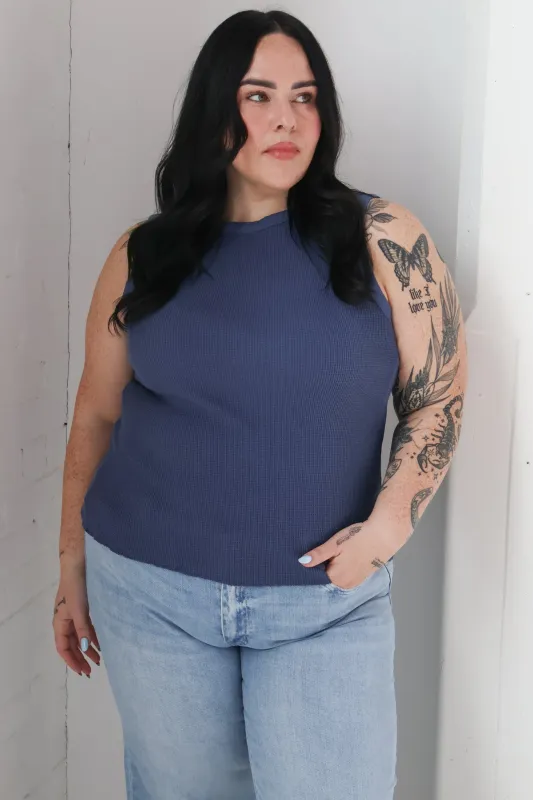 CURVE Waffle Knit Tank made by Dex