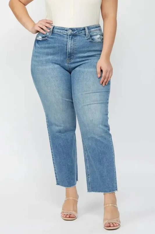 CURVE Kyle Super high rise straight made by Mica Denim