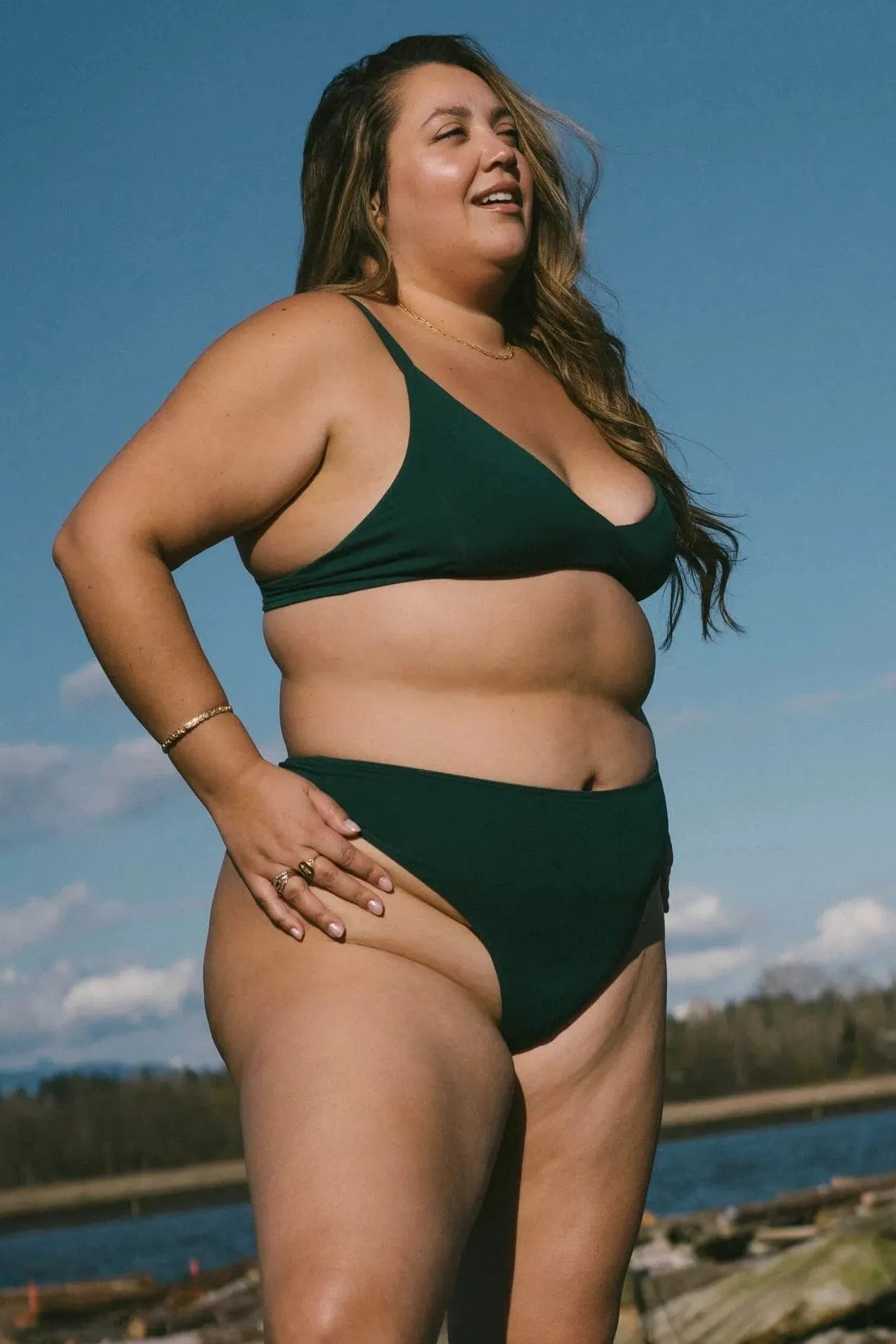 HUHA High Rise Mineral Thong (S-3X) sold by Valencia Boutique