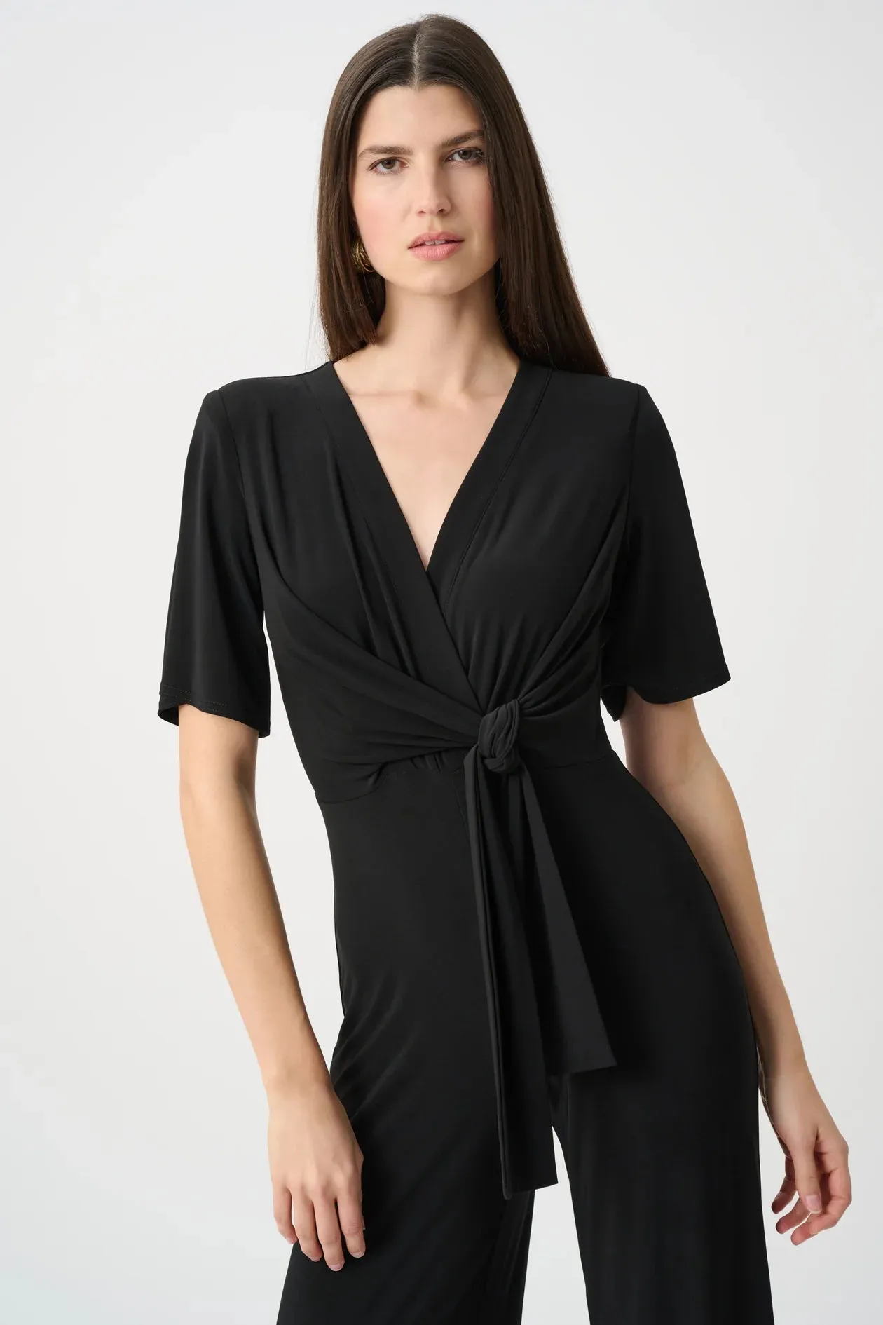 Silky Knit Wide Leg Jumpsuit (Size 2-20) sold by Valencia Boutique product image thumbnail 4