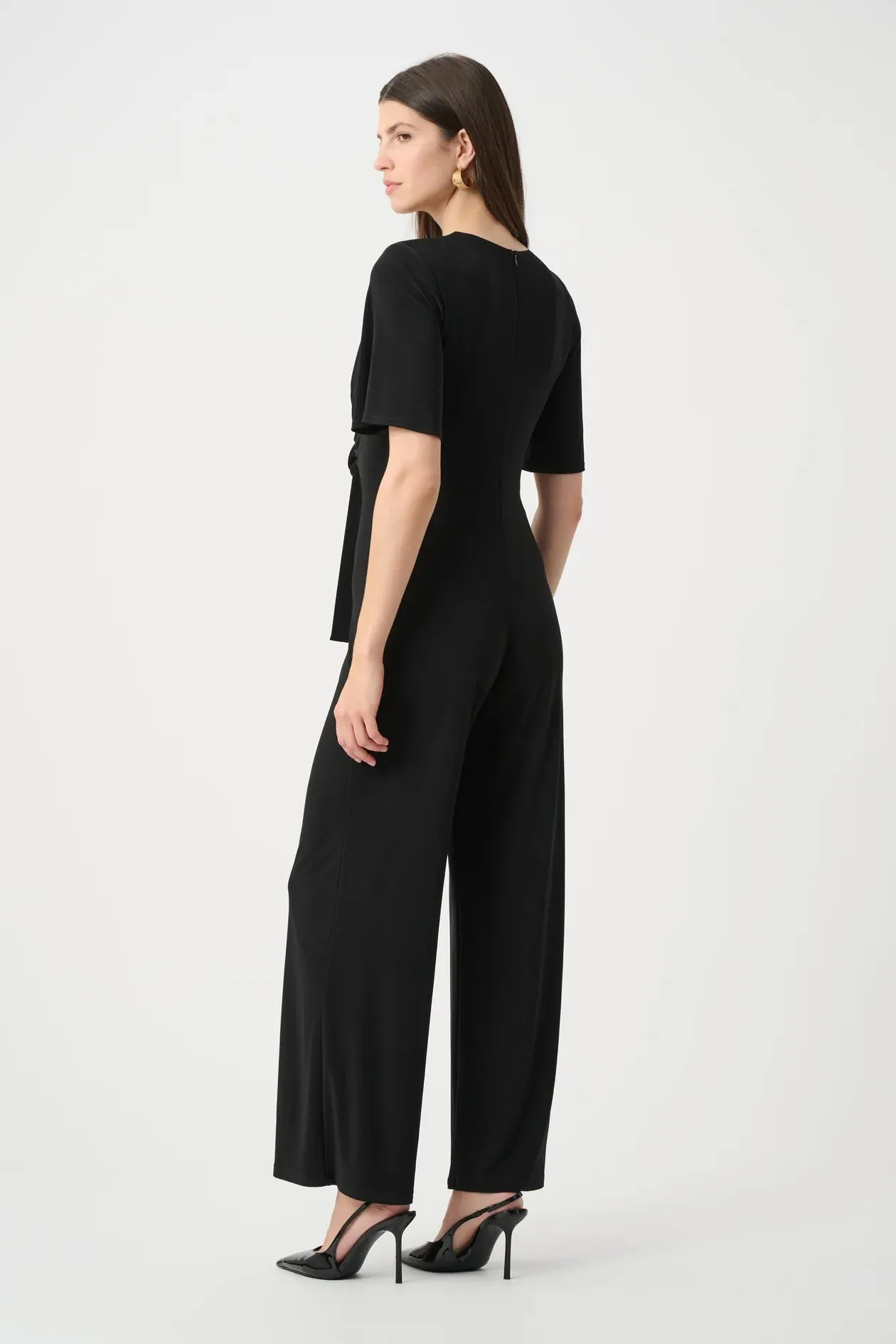 Silky Knit Wide Leg Jumpsuit (Size 2-20) sold by Valencia Boutique product image thumbnail 5